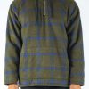 Apparel Rusty Surfboards Outerwear | Rusty Usa Chuck Hooded Fleece Olive Plaid