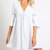 Apparel Rusty Surfboards Dresses | Rusty Usa Celyn Beach Dress White