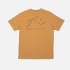 Apparel Rusty Surfboards Holiday '23 | Rusty Usa Sleds And Meds Short Sleeve Tee Camel