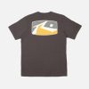 Apparel Rusty Surfboards Holiday '23 | Rusty Usa Click Bait Short Sleeve Tee Coal