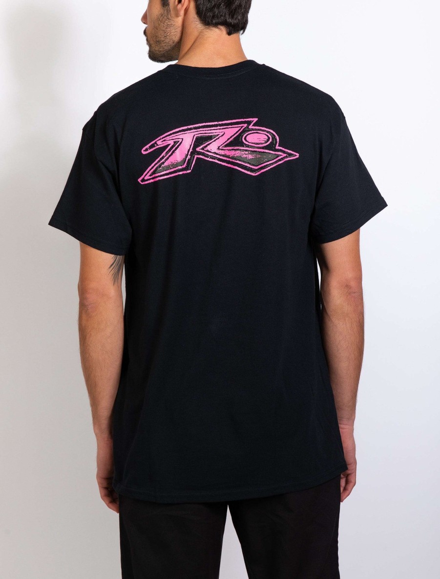 Apparel Rusty Surfboards Tees | Rusty Usa Gradient Graff Ss Tee Black