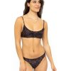 Apparel Rusty Surfboards Swimwear | Rusty Usa Unwind Reversible Bralette Bikini Top Deep Tiger