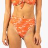 Apparel Rusty Surfboards Swimwear | Rusty Usa Honey Midi Bikini Pant Clay Hawaii