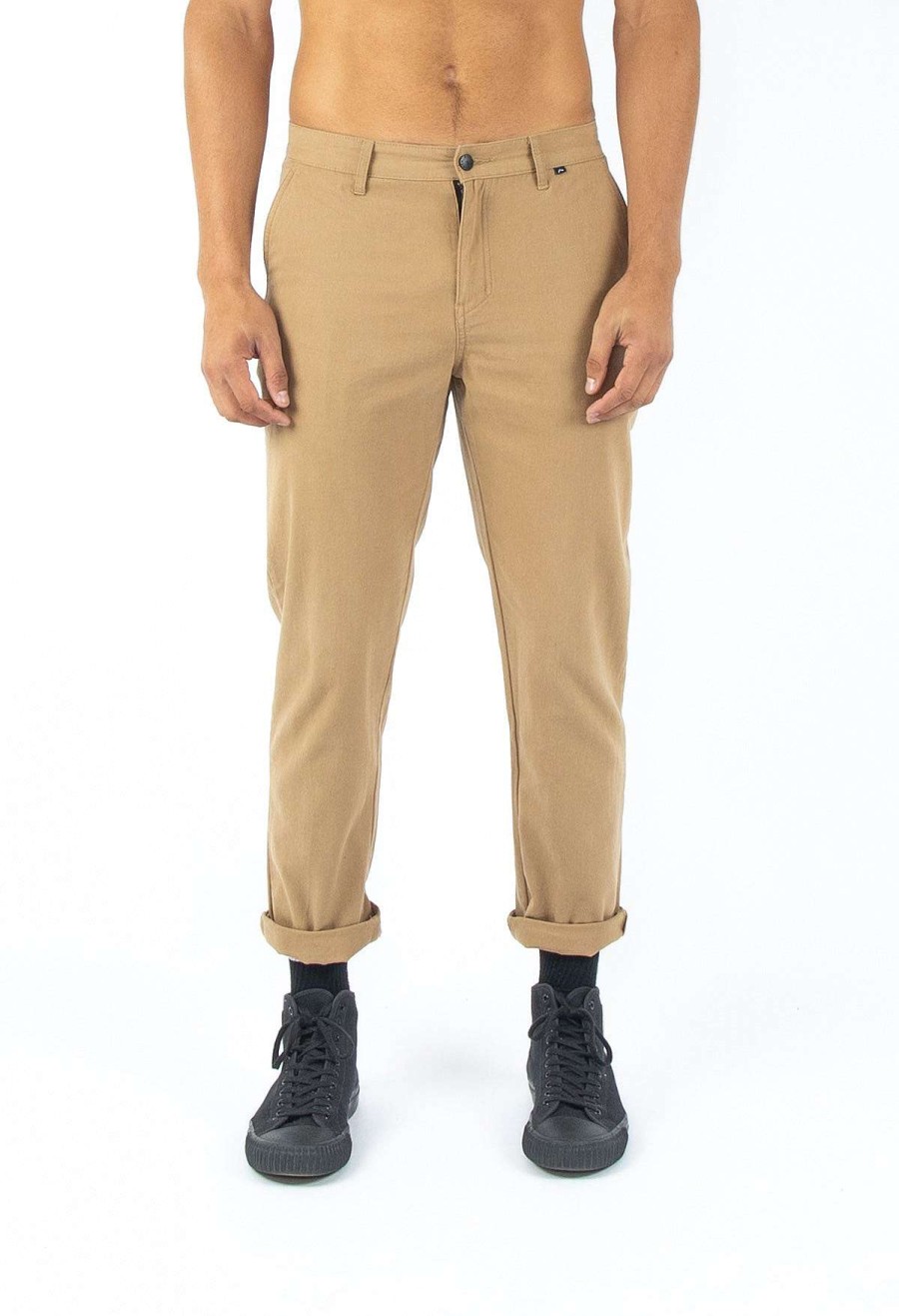 Apparel Rusty Surfboards Bottoms | Rusty Usa Ford Carpenter Pant Utility Brown