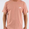 Apparel Rusty Surfboards Tees | Rusty Usa Base Short Sleeve Tee Dusty Rose