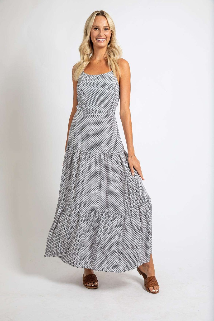 Apparel Rusty Surfboards Dresses | Ladies Xo Maxi Dress White