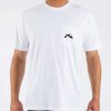 Apparel Rusty Surfboards Tees | Rusty Usa Base Short Sleeve Pocket Tee White