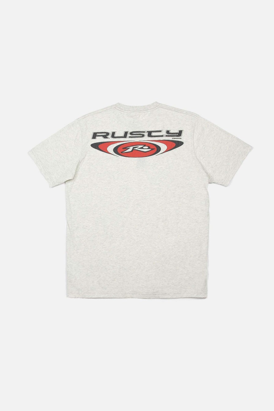 Apparel Rusty Surfboards Holiday '23 | Rusty Usa Irie Eye Short Sleeve Tee White