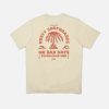 Apparel Rusty Surfboards Holiday '23 | Rusty Usa Apparition Island Short Sleeve Tee Ecru