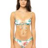 Apparel Rusty Surfboards Swimwear | Rusty Usa Honey Midi Bikini Pant Sea Foam Floral