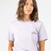 Apparel Rusty Surfboards Shirts | Womens Way Out Short Sleeve Tee Orchid Orchid