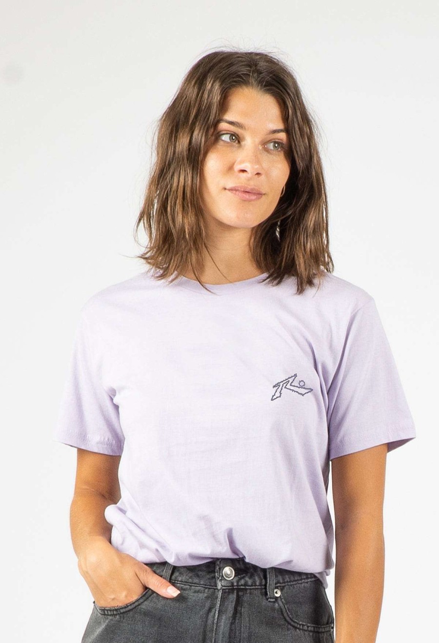 Apparel Rusty Surfboards Shirts | Womens Way Out Short Sleeve Tee Orchid Orchid